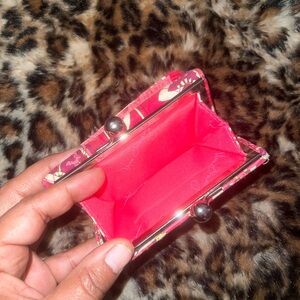 Vera Bradley Red Floral Coin Purse